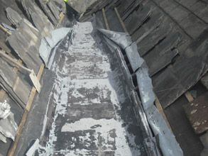 铅皮天沟接缝的漏水点 铅皮天沟接缝的漏水点